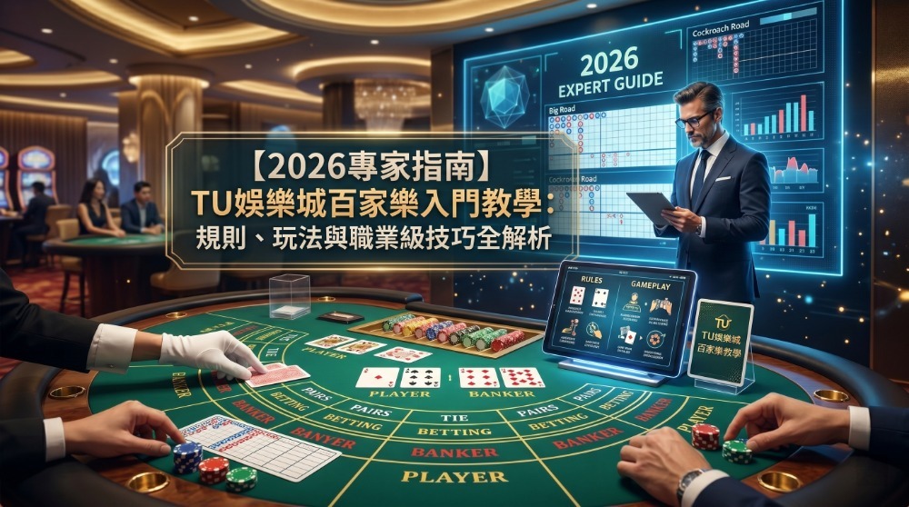 【2026專家指南】TU娛樂城百家樂入門教學:規則、玩法與職業級技巧全解析
