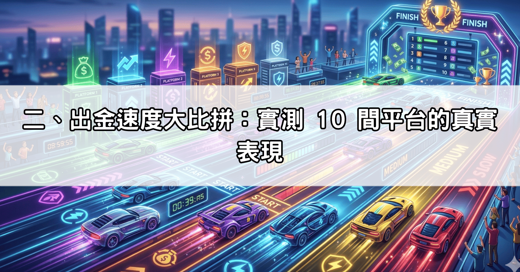 二、出金速度大比拼:實測 10 間平台的真實表現